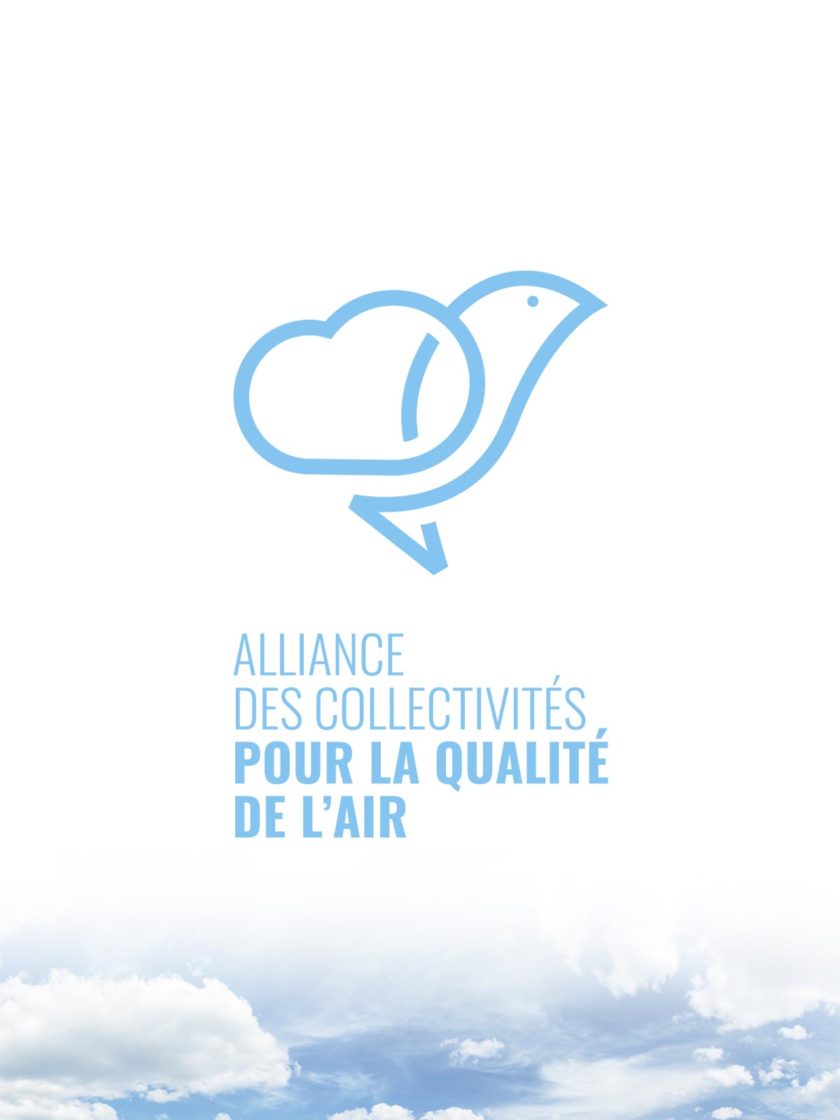 Alliance des Collectivités Françaises pour la Qualité de l’Air web design et logo
